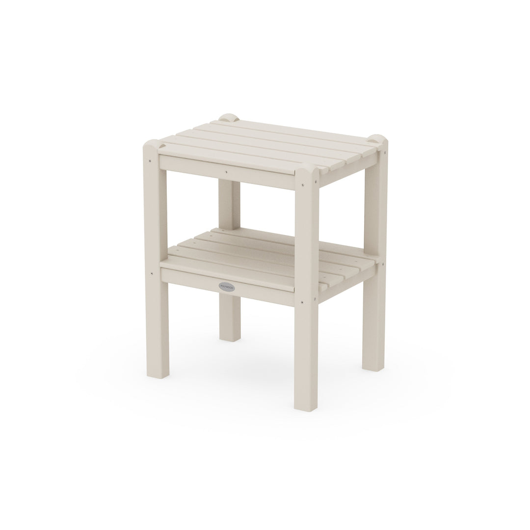 Two Shelf Side Table