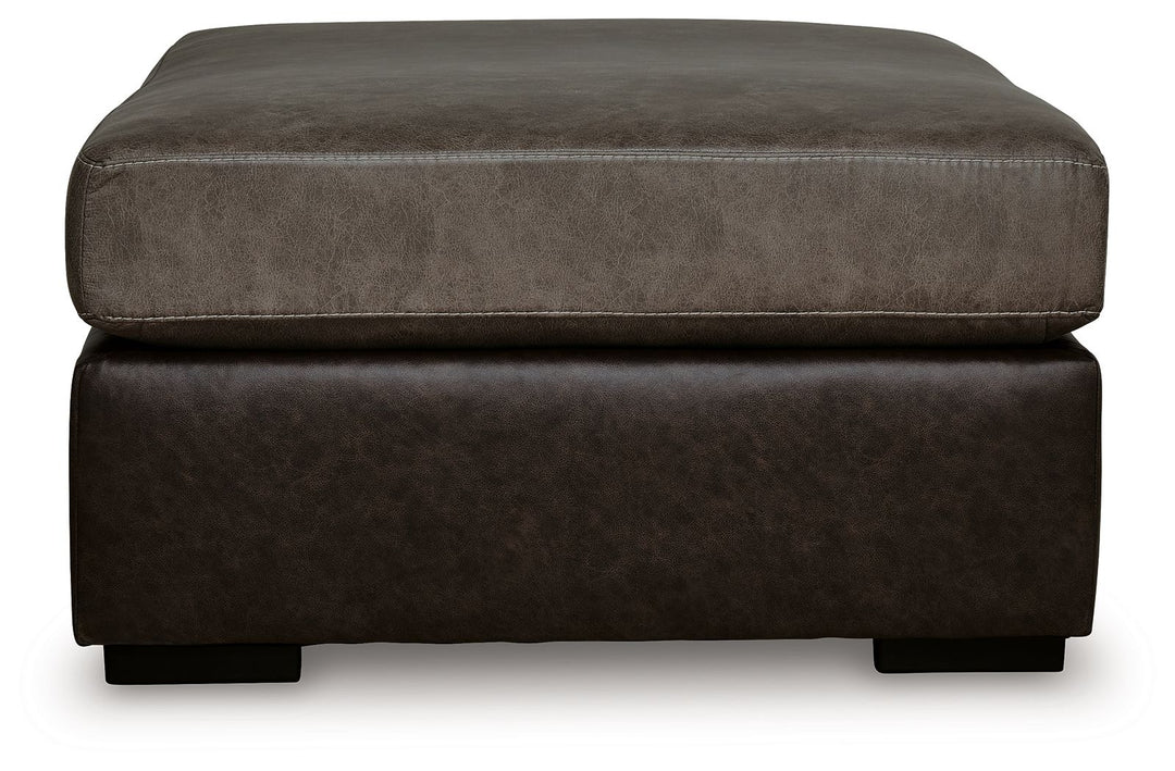 Castille Way - Oversized Accent Ottoman - Fossil