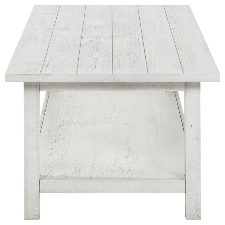 Payne - Wood Coffee Table with Shelf