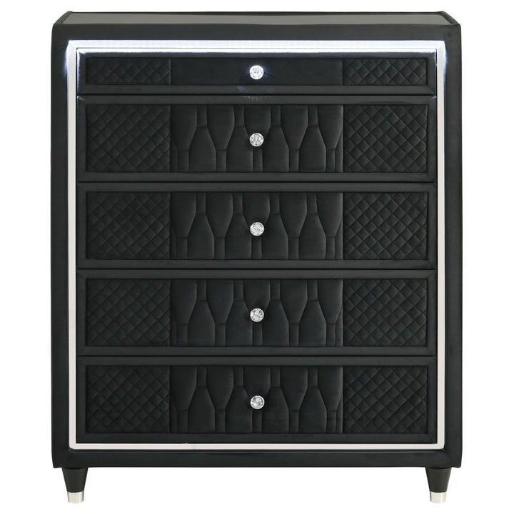 Lorient - 5-Drawer LED Chest of Drawers