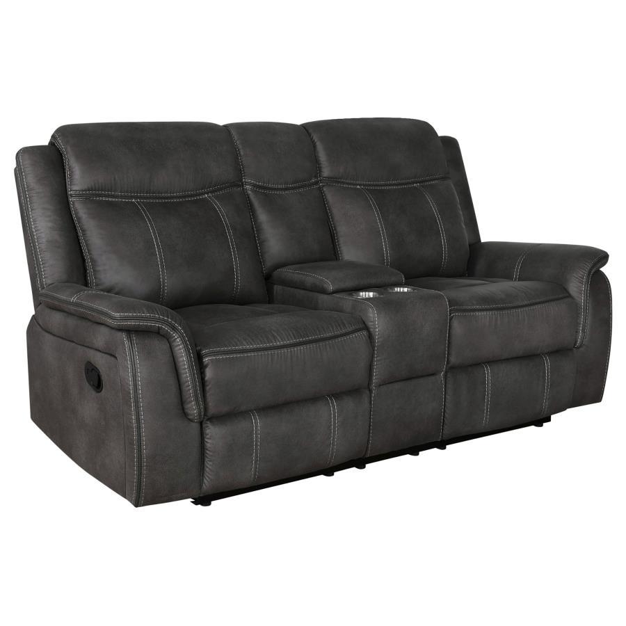 Lawrence Upholstered Reclining Sofa Set - Thumbnail 4