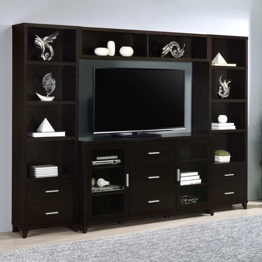 Lewes 4 Piece TV Entertainment Center - Thumbnail 4