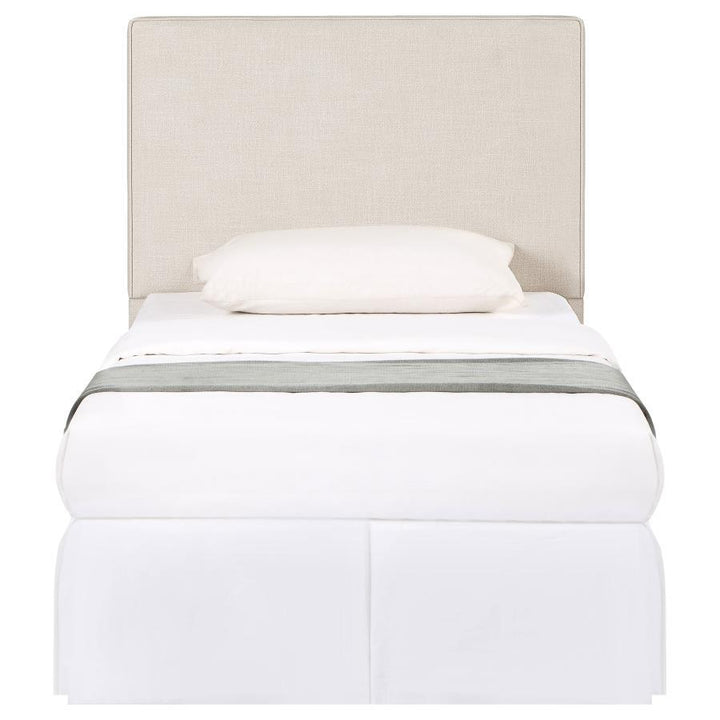 Kosmo - Upholstered Twin Panel Headboard - Sand