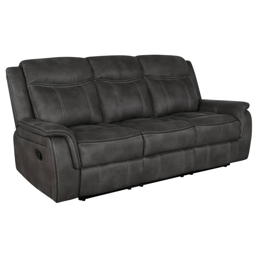 Lawrence Upholstered Reclining Sofa Set - Thumbnail 3