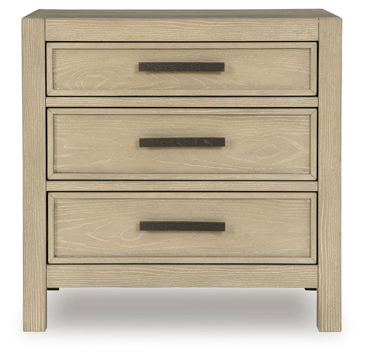 Calmoro - Three Drawer Night Stand - Gray