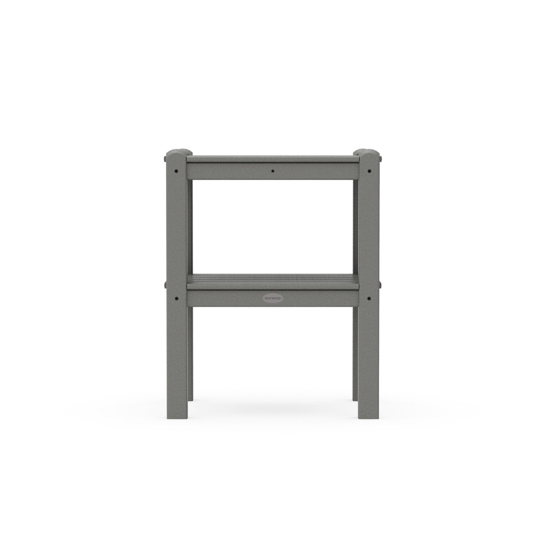 Two Shelf Side Table
