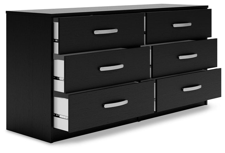 Finch - Six Drawer Dresser - 29'' Height - Black