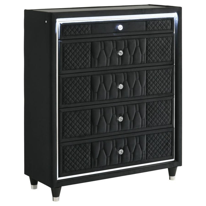 Lorient - 5-Drawer LED Chest of Drawers