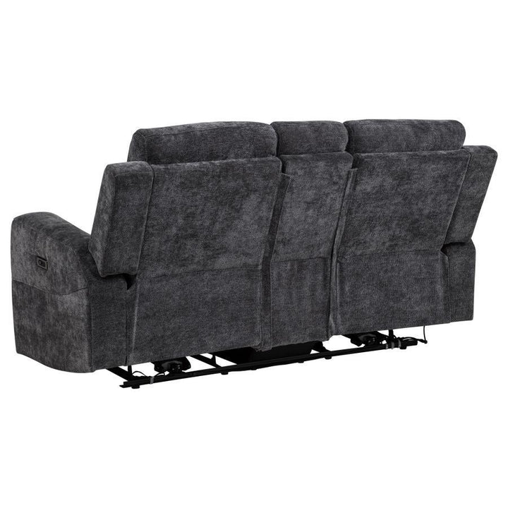 Kennett - Chenille Upholstered Power Reclining Loveseat