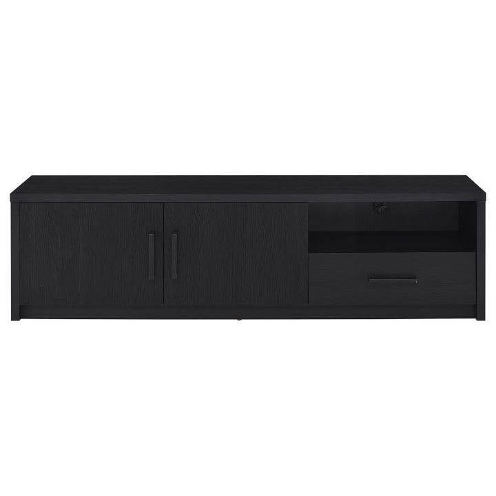 Murray - 70" 2-Door TV Stand Media Console - Black