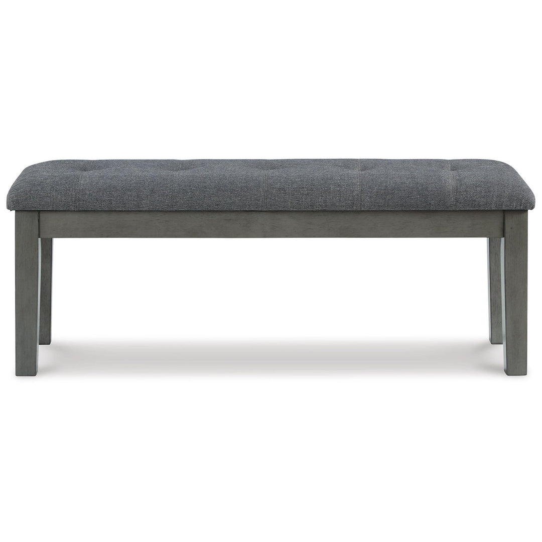 Hallanden - Large UPH Dining Room Bench - Black / Gray
