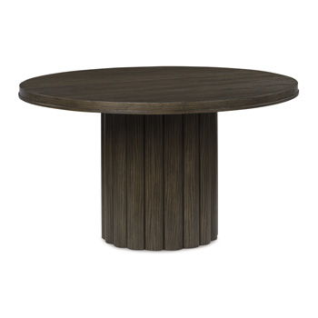 Radkin - Round Dining Room Table - Burnished Brown