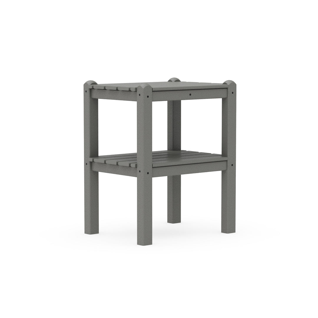 Two Shelf Side Table