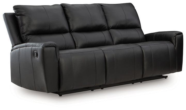 Glossmore - Black - Reclining Sofa