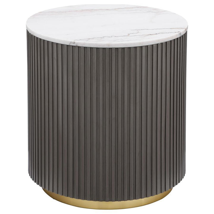 Jason - Round Marble Coffee Table Set