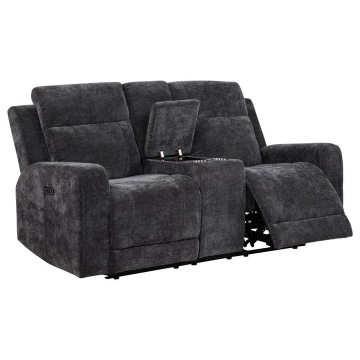 Kennett - Chenille Upholstered Power Reclining Loveseat
