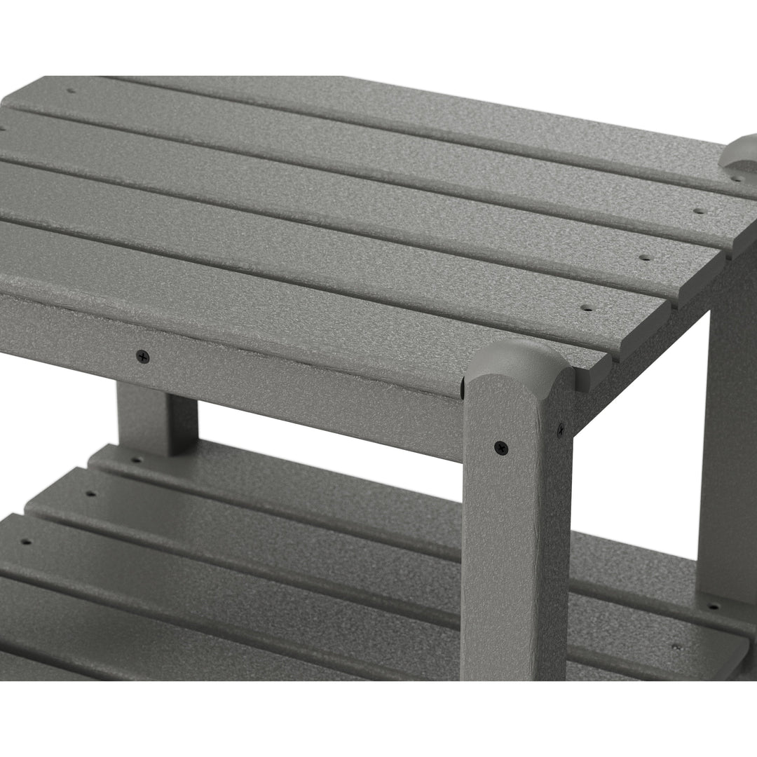 Two Shelf Side Table