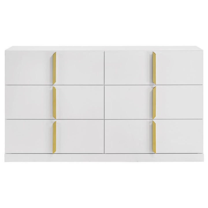 Ines - 6-Drawer Bedroom Dresser Cabinet