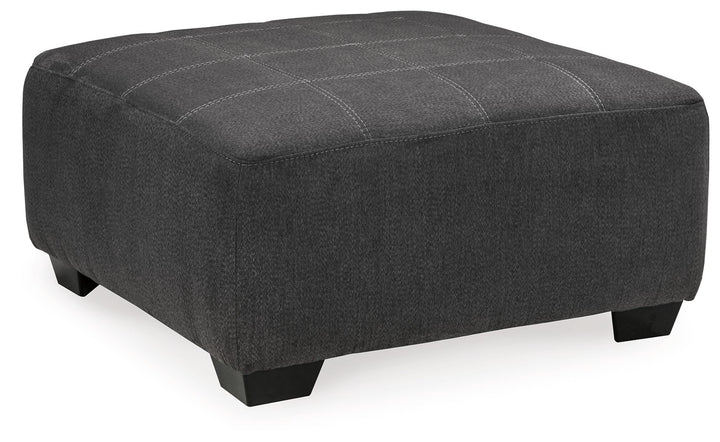 Ambee - Oversized Accent Ottoman - Slate
