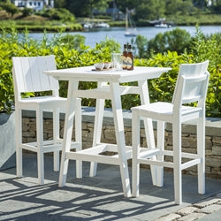 Seaside Casual MAD Armless Bar Chair Chair Set