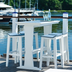 Seaside Casual SYM Patio Bar Set for 4