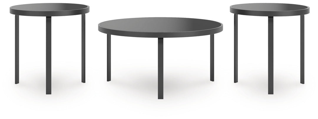 Dorylin - Black - Occasional Table Set (Set of 3)