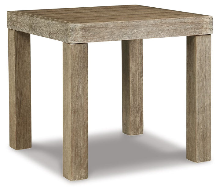 Silo Point - Square End Table - Brown