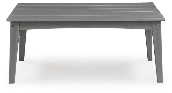 Cove Beach - Rectangular Cocktail Table - Gray