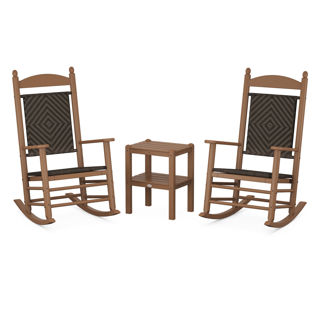 Jefferson 3-Piece Woven Rocker Set