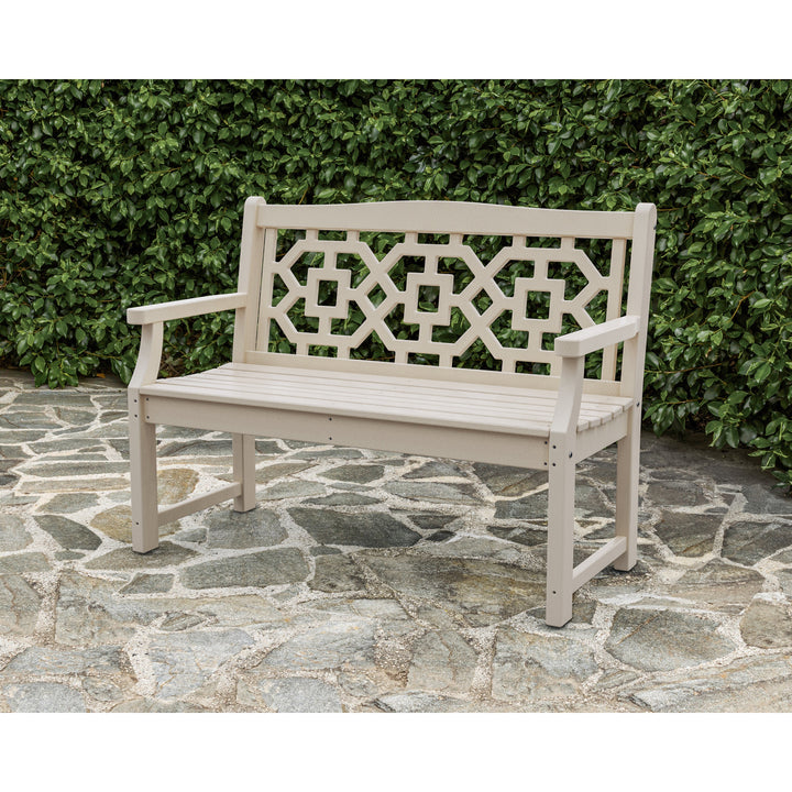 Chinoiserie 48" Garden Bench