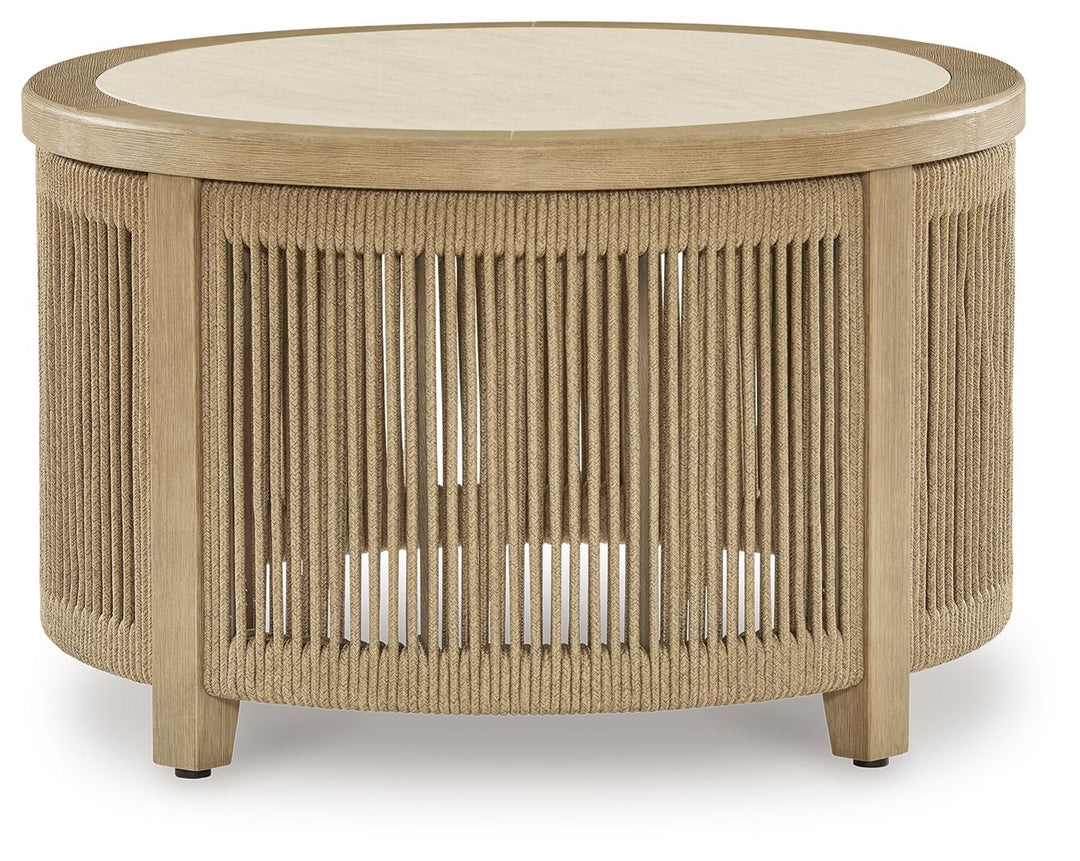 Spooners Cove - Round Cocktail Table - Beige