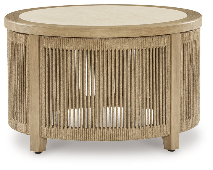 Spooners Cove - Round Cocktail Table - Beige