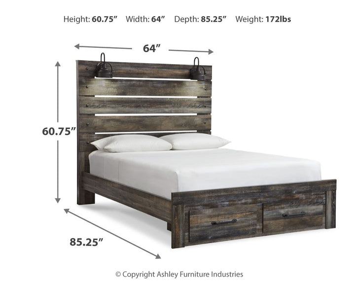 Drystan - Panel Bed