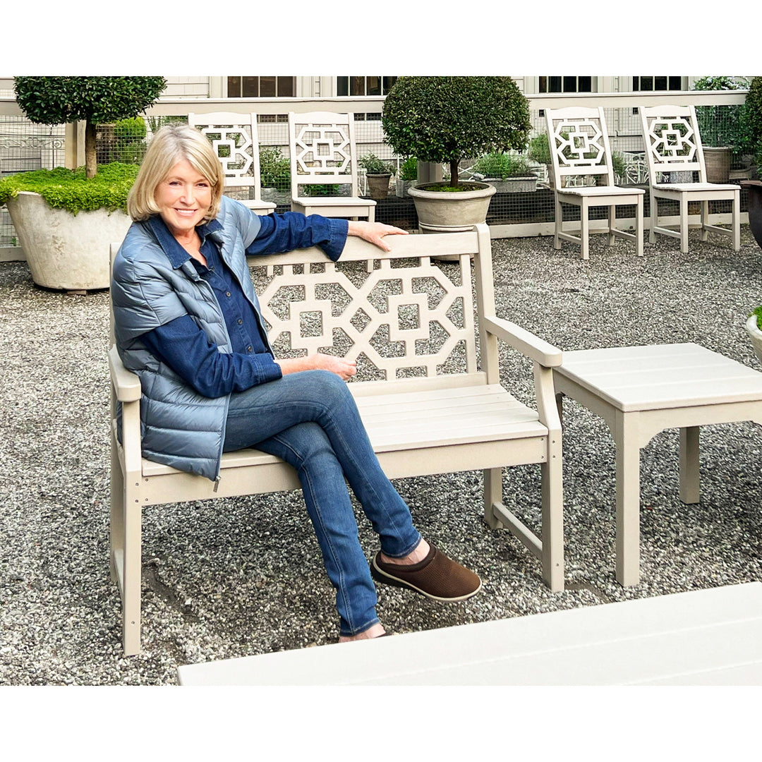 Chinoiserie 48" Garden Bench