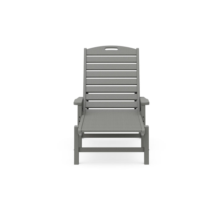 Nautical Chaise with Arms & Wheels
