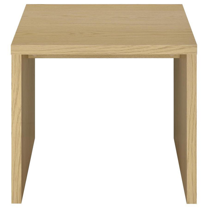 Canoga - Lift Top Cocktail Coffee Table Set - Light Oak