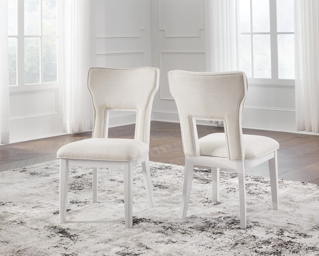Chalanna - Dining Upholstered Side Chair (Set of 2) - White