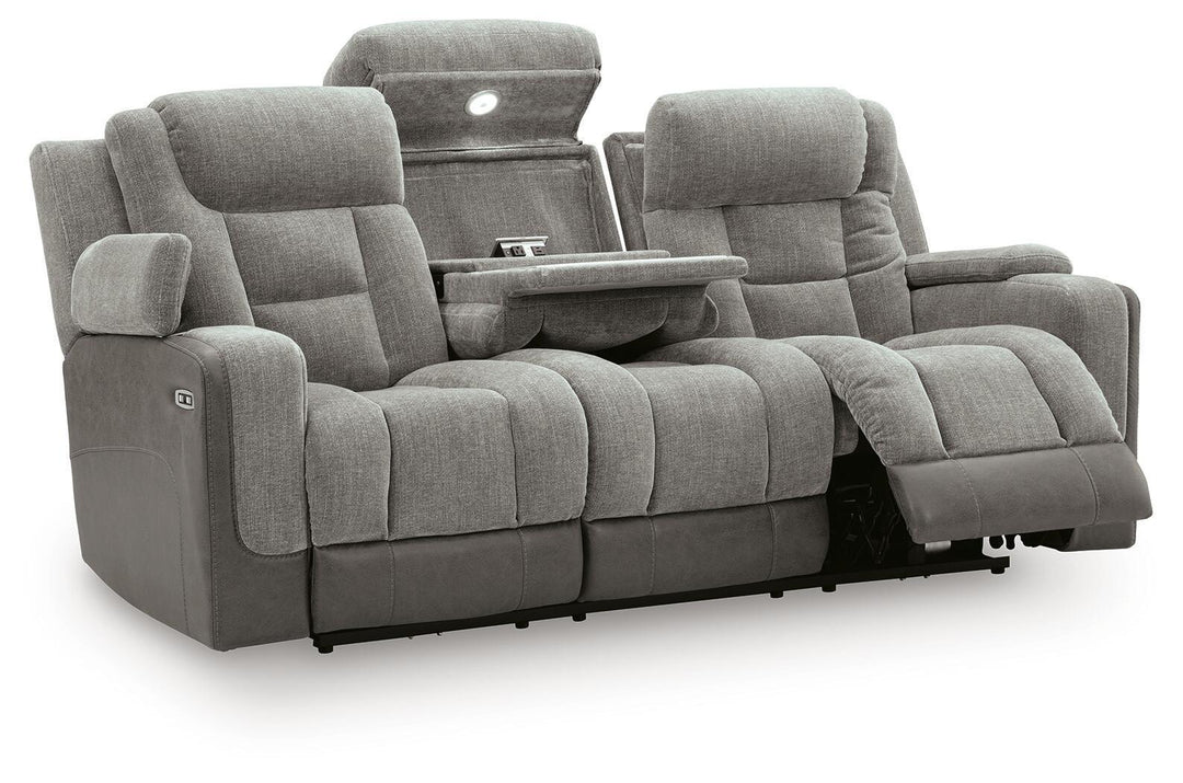 Mixed Motion - Power Reclining Sofa With Adjustable Headrest
