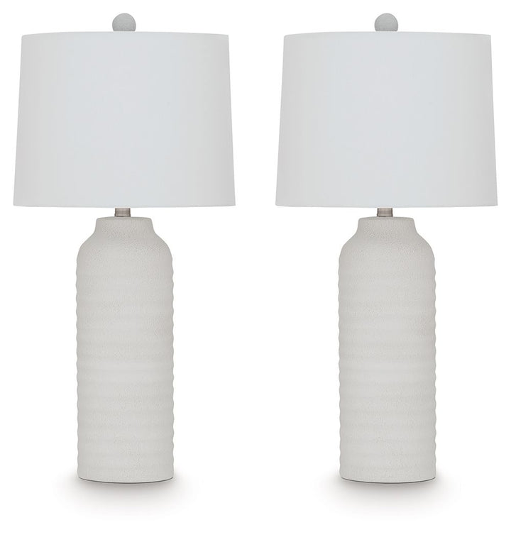 Vauville - Poly Table Lamp (Set of 2) - White