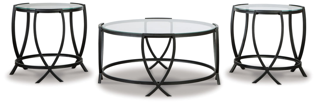 Tarrin - Occasional Table Set (Set of 3) - Black