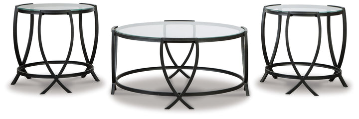 Tarrin - Occasional Table Set (Set of 3) - Black