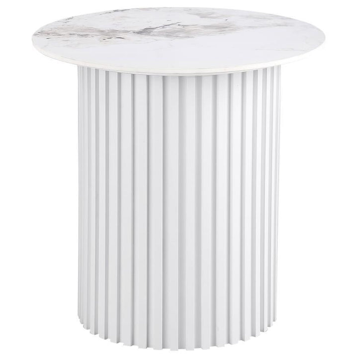 Rowena - Faux Marble Coffee Table Set