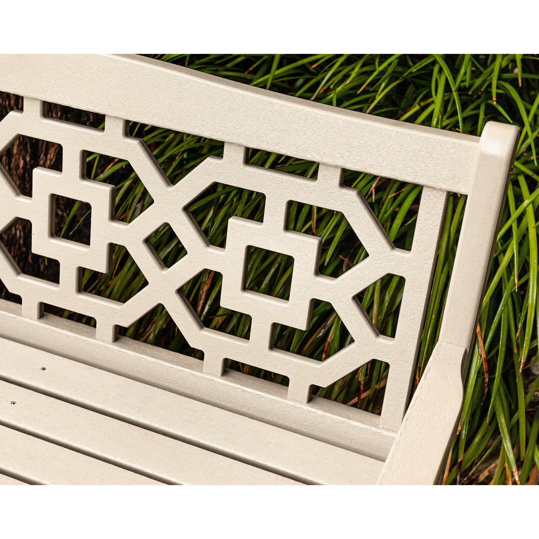 Chinoiserie 48" Garden Bench