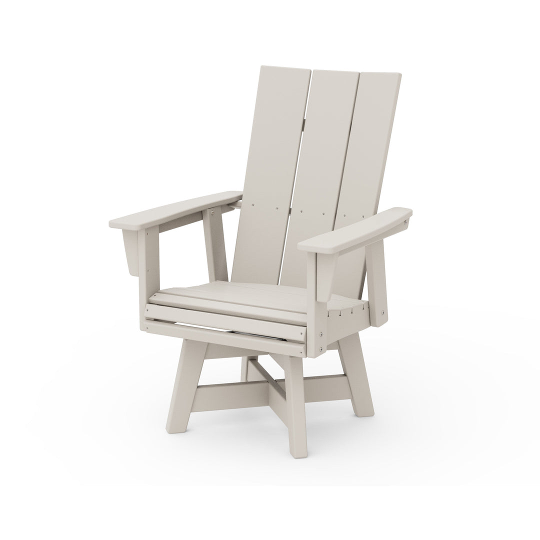 Modern Curveback Adirondack Swivel Dining Chair
