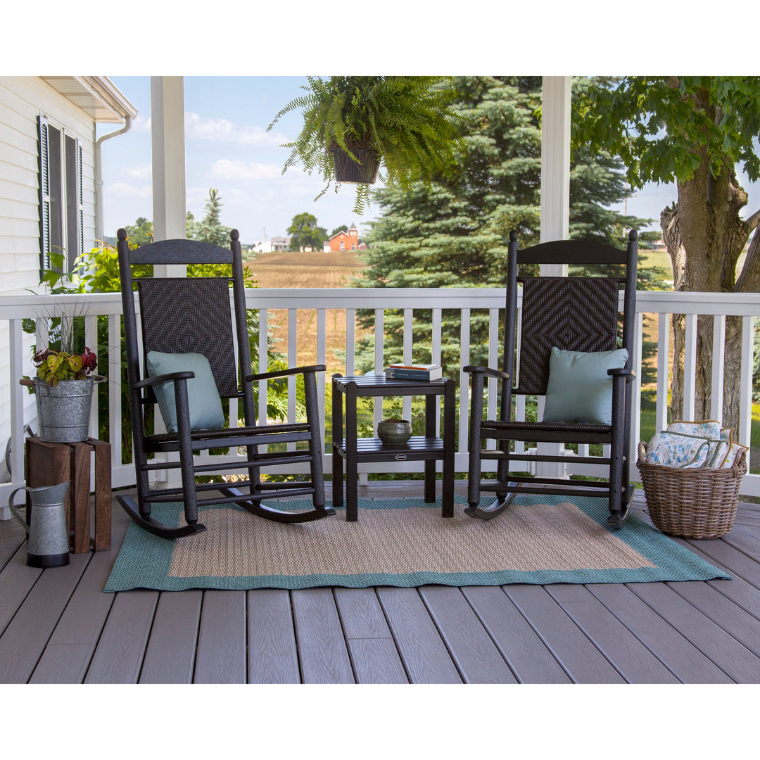 Jefferson 3-Piece Woven Rocker Set