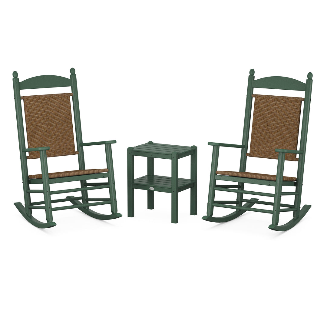 Jefferson 3-Piece Woven Rocker Set