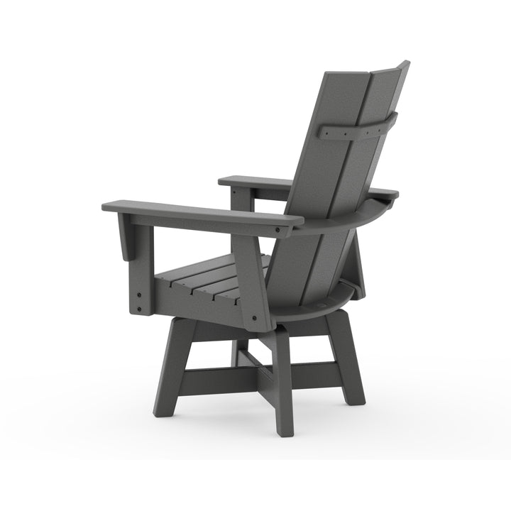 Modern Curveback Adirondack Swivel Dining Chair