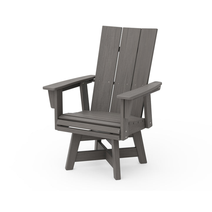 Modern Curveback Adirondack Swivel Dining Chair