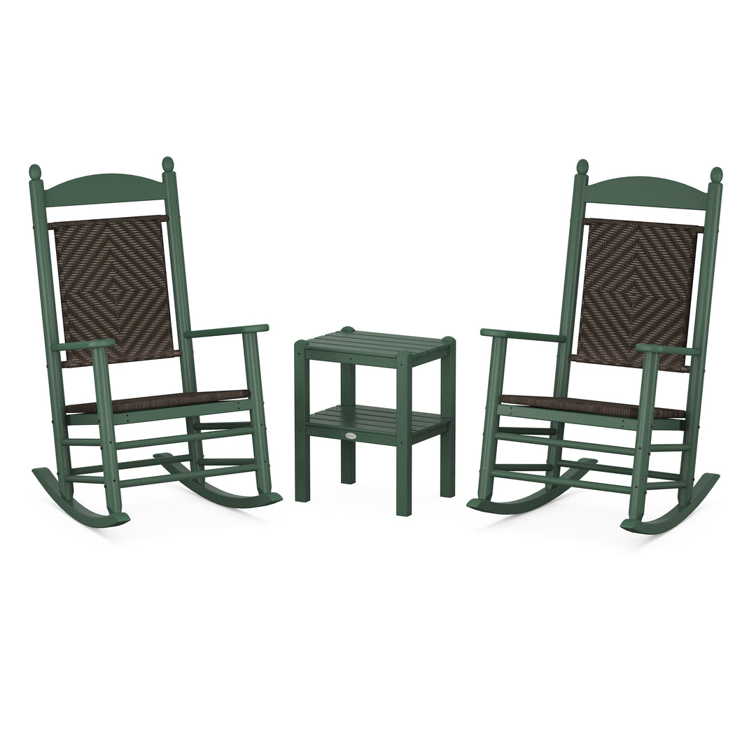 Jefferson 3-Piece Woven Rocker Set