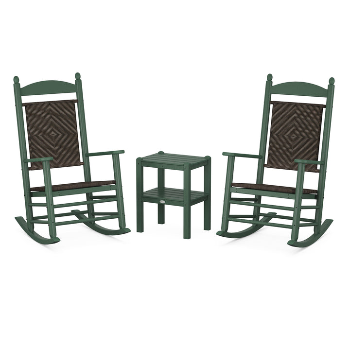 Jefferson 3-Piece Woven Rocker Set